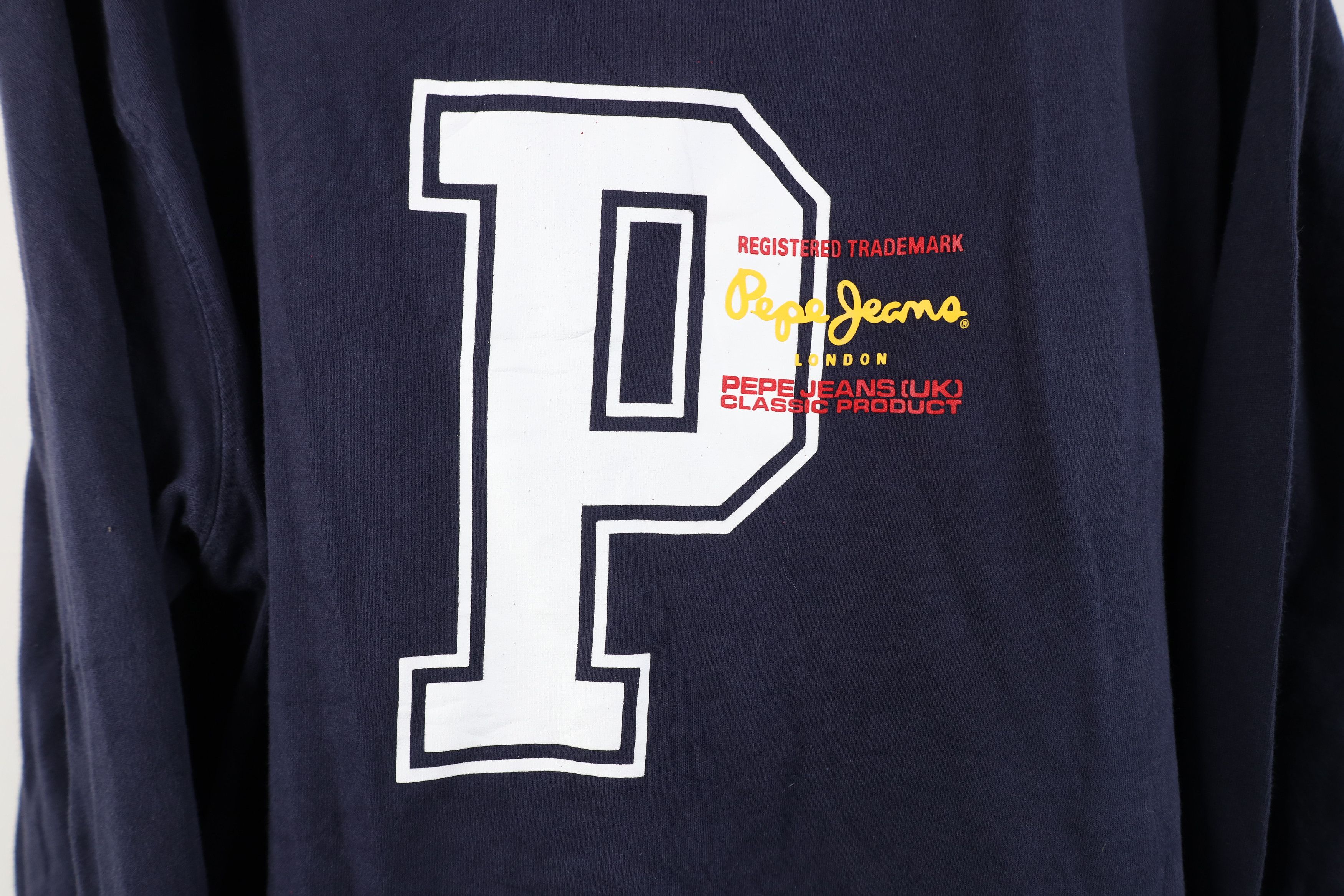 Vintage Vintage 90s Y2K Pepe Jeans Spell Baggy Long Sleeve T-Shirt Size US XL / EU 56 / 4 - 4 Thumbnail