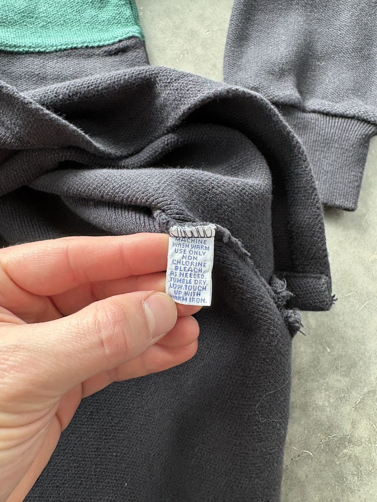 Polo Ralph Lauren Vintage 90s Polo Ralph Lauren Knit Longsleeve Polo Striped Size US L / EU 52-54 / 3 - 7 Thumbnail