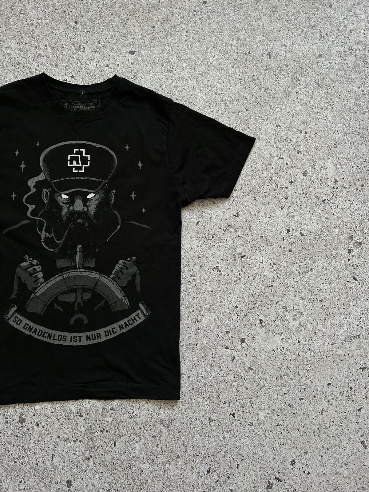 Band Tees × Vintage Vintage Rammstein So Gnadenlos Ist Nur Die Nacht Seemann Tee Size US L / EU 52-54 / 3 - 5 Thumbnail