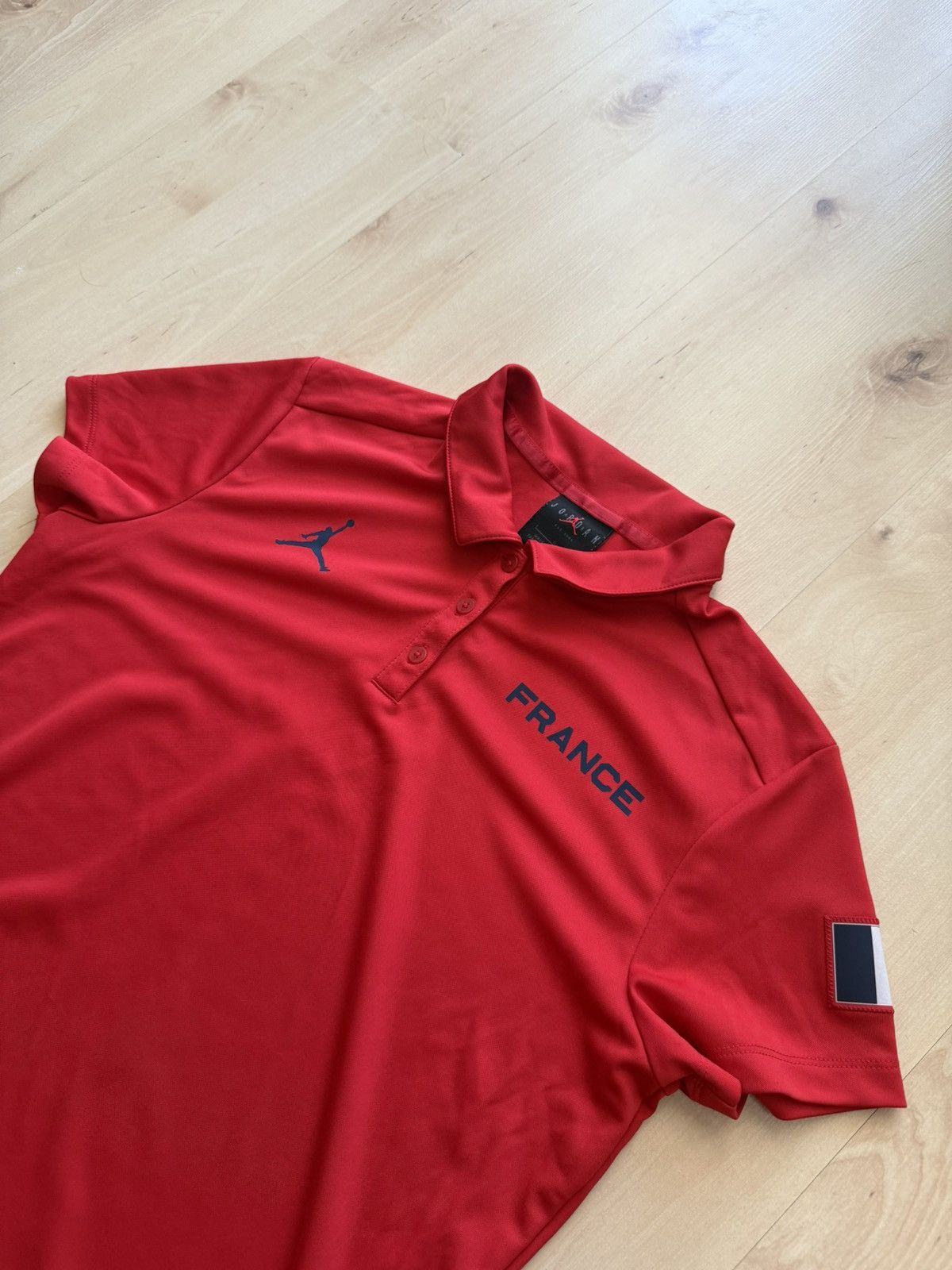Jordan Brand Nike air jordan france national team polo tshirt Size L / US 10 / IT 46 - 2 Thumbnail