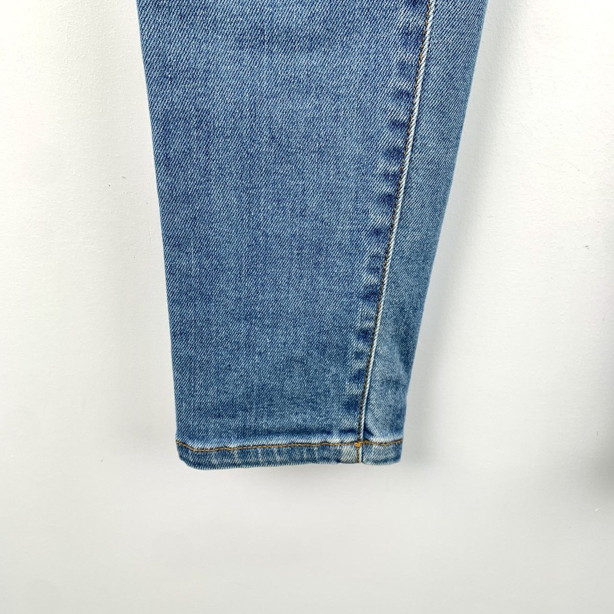 Fendi Fendi Blue Slim-fit Denim Casual Pants K26WX Size 27" / US 4 / IT 40 - 4 Thumbnail