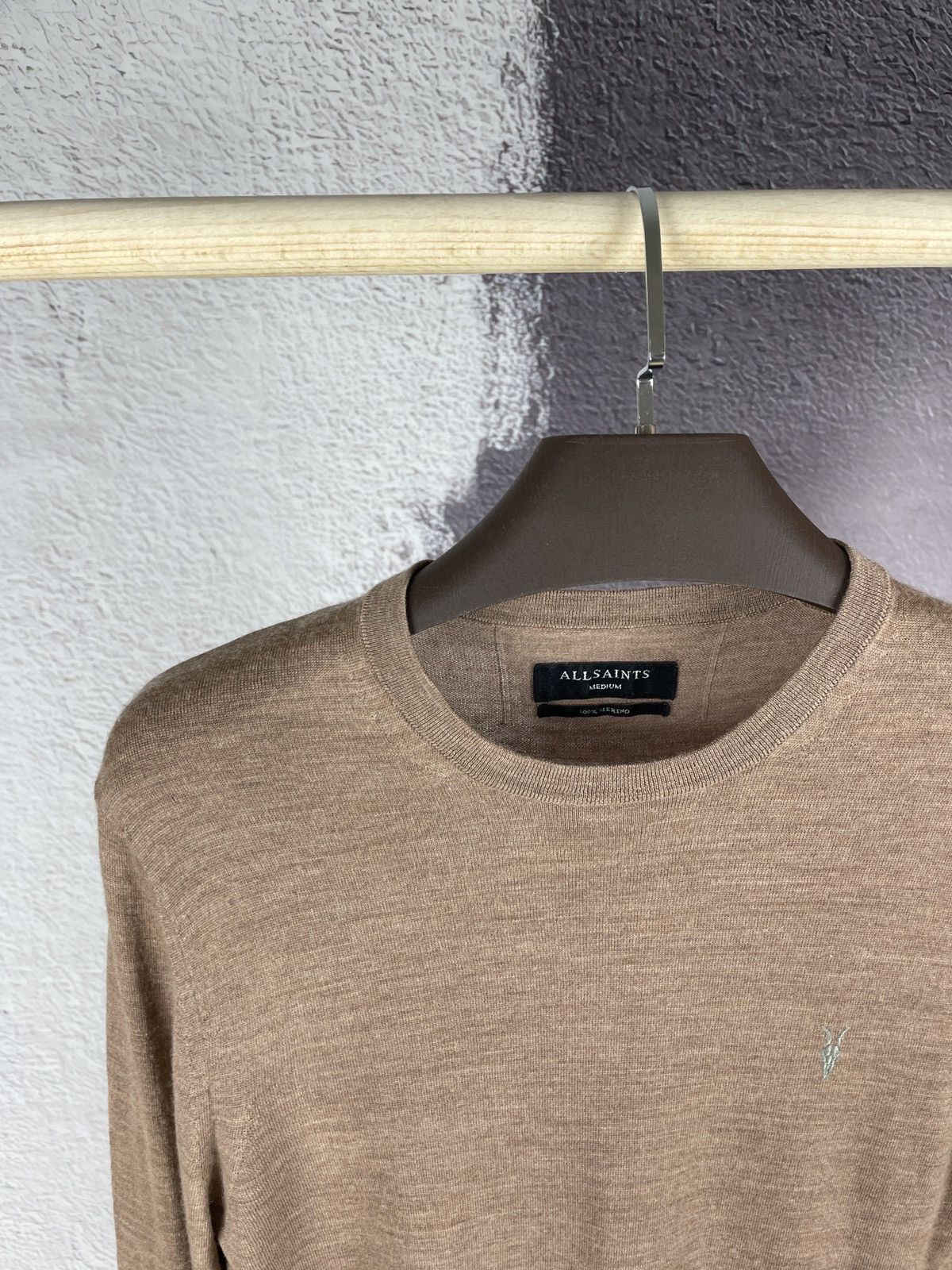 Allsaints Allsaints mode merino crew neck brown wool sweater Size US M / EU 48-50 / 2 - 8 Thumbnail