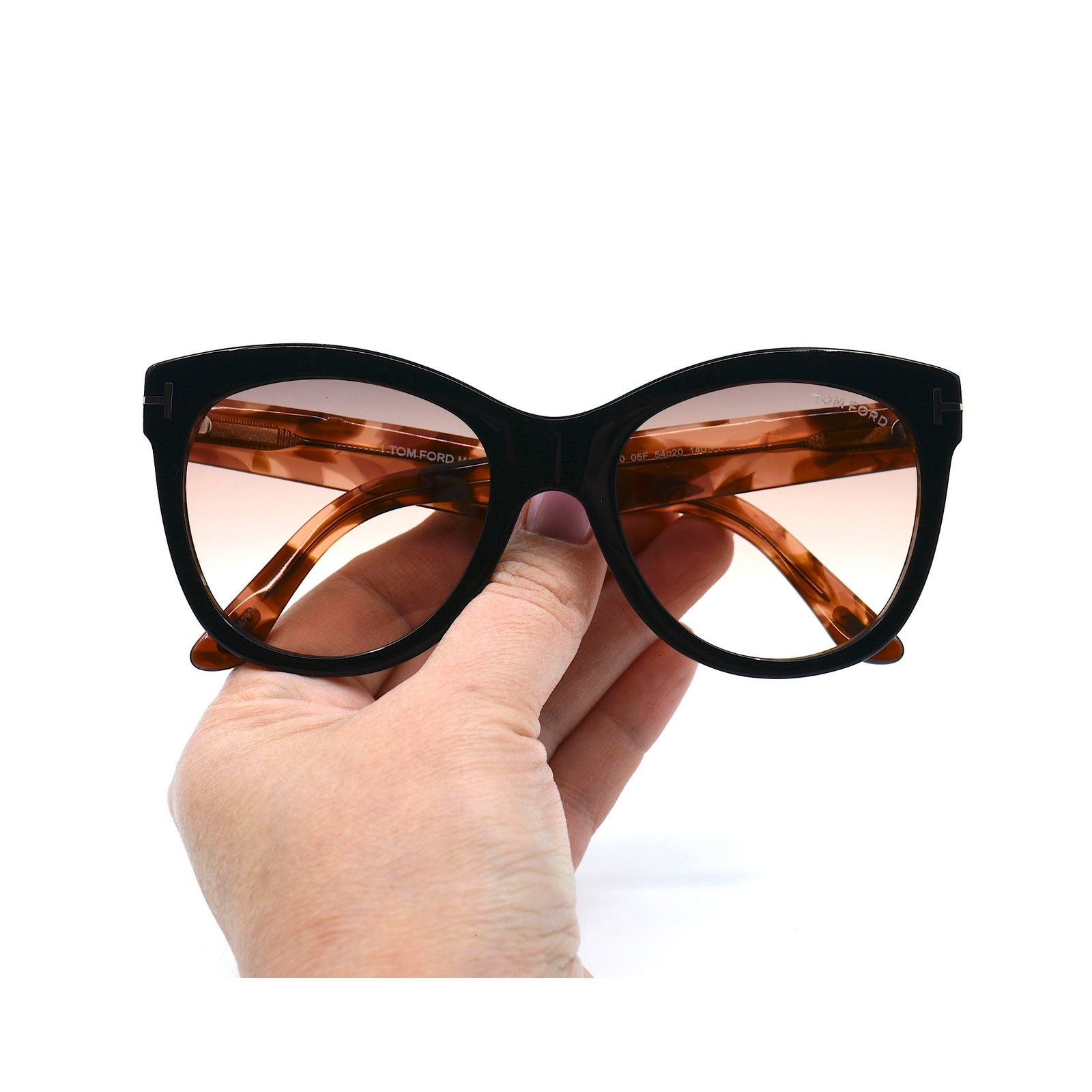 Tom Ford TOM FORD WALLACE TF870 05F BLACK/ HAVANA BROWN SUNGLASSES Size ONE SIZE - 9 Thumbnail