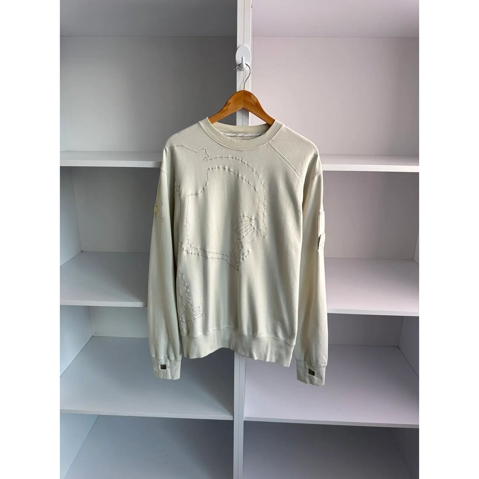 Maharishi VTG Maharishi Avant Garde Archival Beige Sweatshirt Size US M / EU 48-50 / 2 - 5 Thumbnail