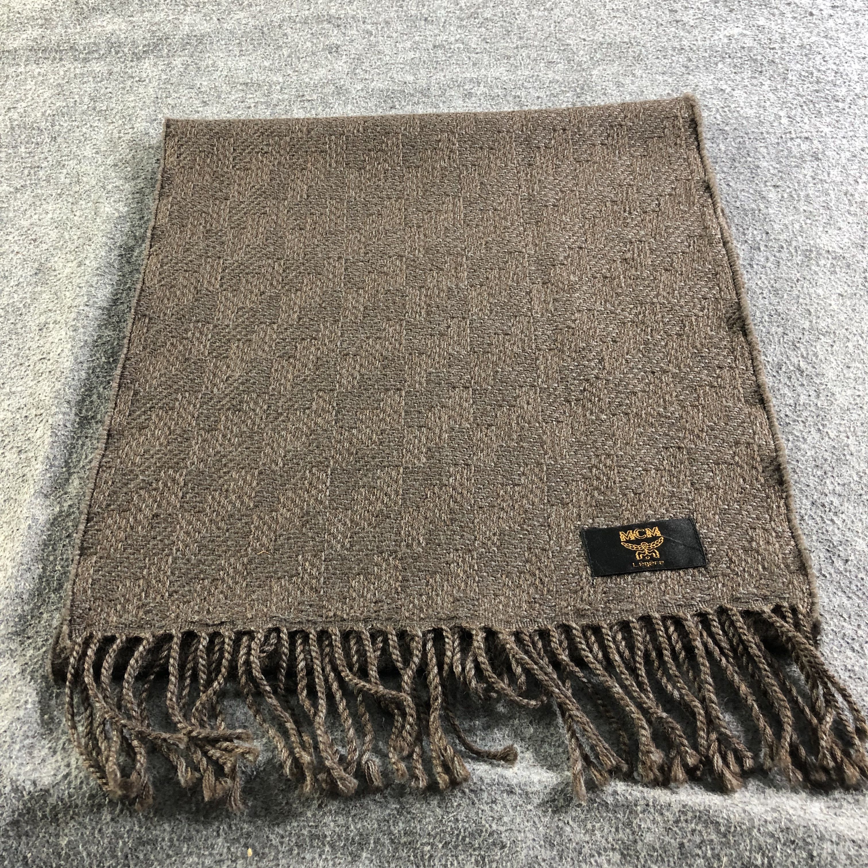 MCM MCM Wool Scarf Muffler V1909 Size ONE SIZE - 3 Thumbnail