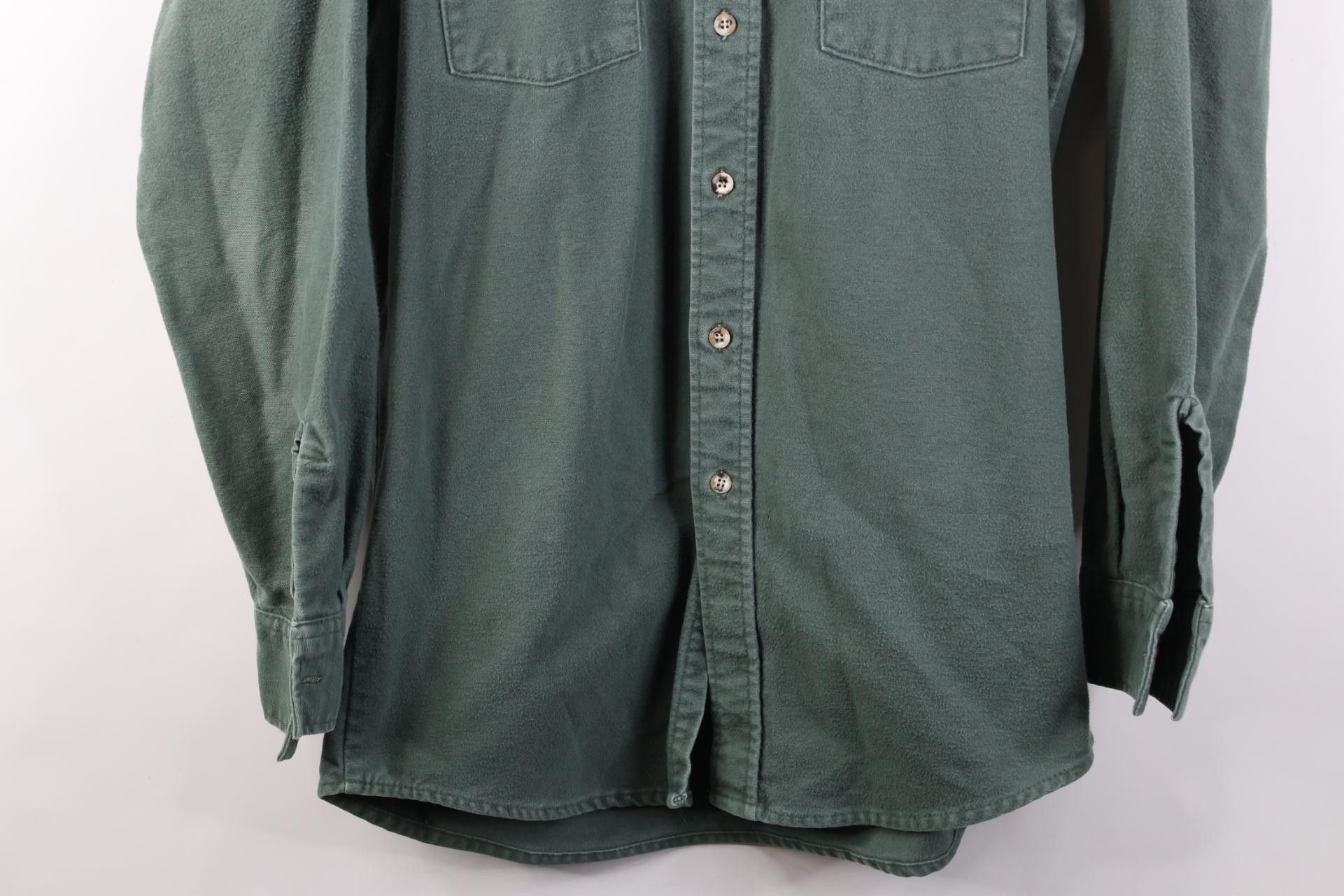 Vintage Vintage 90s Streetwear Deer Buck Chamois Cloth Button Shirt Size US L / EU 52-54 / 3 - 3 Thumbnail