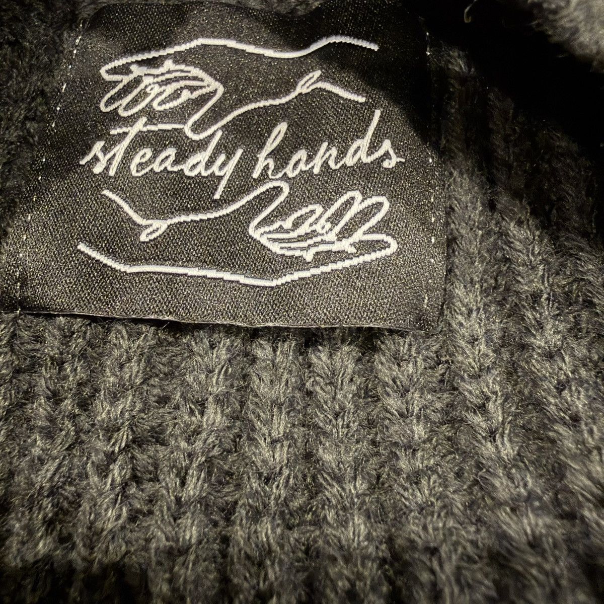 Steady Hands Steady Hands Striped Knit Cardigan Grey / Cream Size US XXL / EU 58 / 5 - 3 Thumbnail