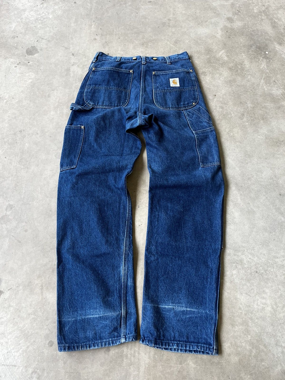 Carhartt carhartt 80s B07 denim logger double knee pants Size US 34 / EU 50 - 3 Thumbnail