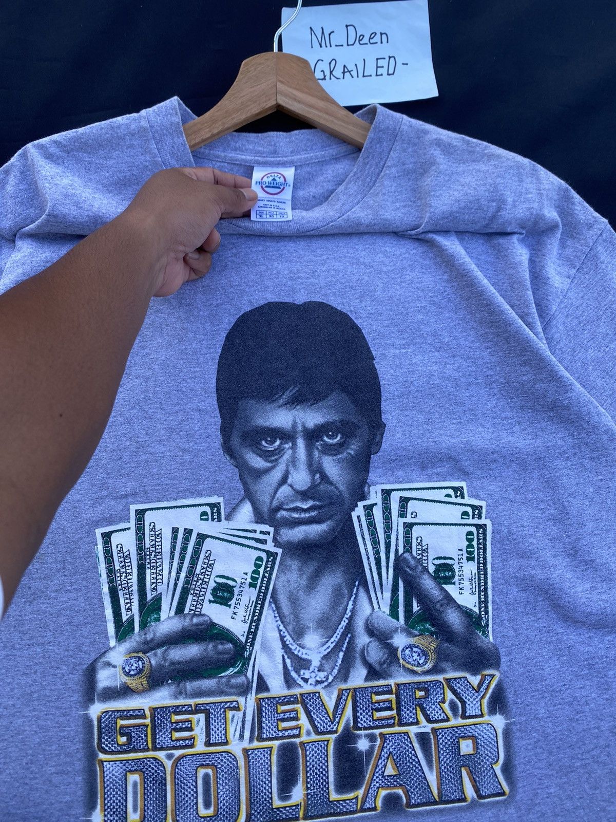 Vintage 90s Scarface “Tony Montana” Mob Gangster Crime Drama