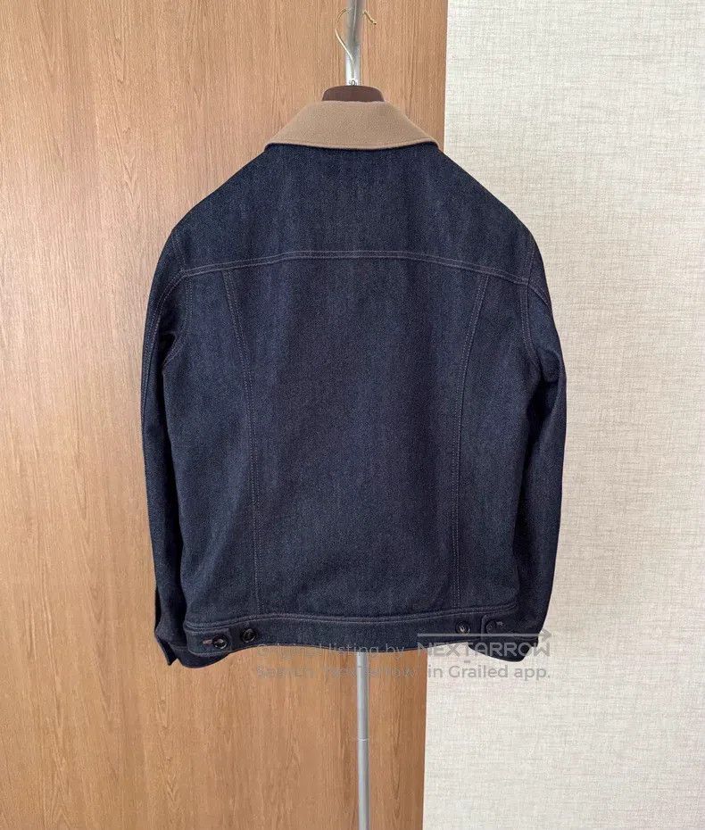 Loro Piana Loro Piana Cashmere Denim Jacket Size US L / EU 52-54 / 3 - 8 Thumbnail