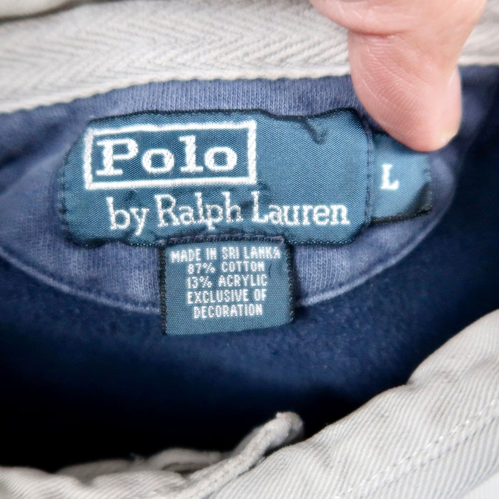 Polo Ralph Lauren VINTAGE Polo Ralph Lauren Rugby Shirt L Large Blue Green Orange Stripe Long Sleeve Mens Size US L / EU 52-54 / 3 - 4 Thumbnail