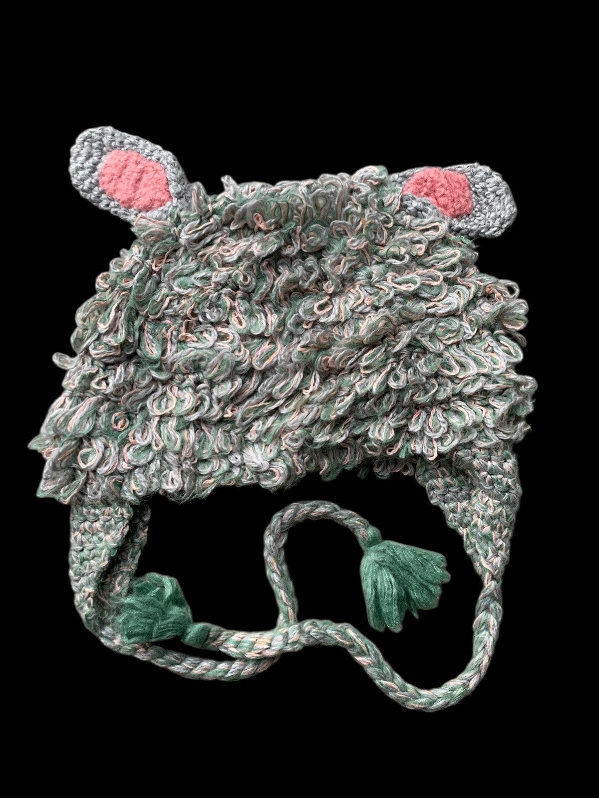 Designer × Japanese Brand × Kapital CA4LA Knitted Fur Beanie Hat Hand Made Japanese Style Size ONE SIZE - 12 Thumbnail