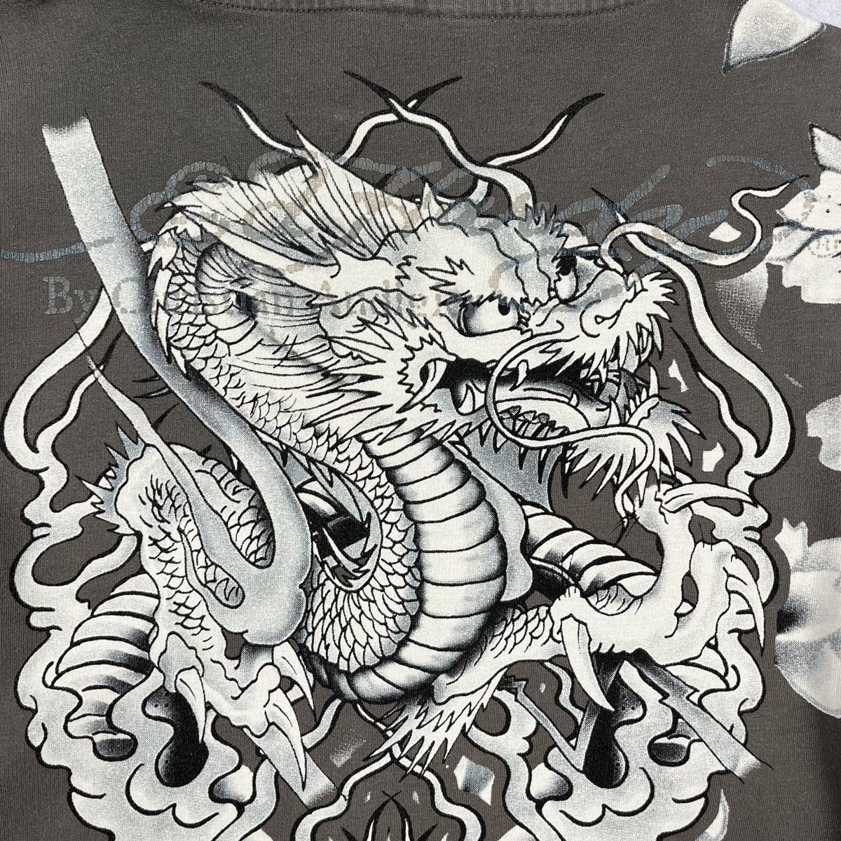 Ed Hardy Vintage Ed Hardy y2k dragon tattoo hoodie 90’s Size S / US 4 / IT 40 - 2 Thumbnail