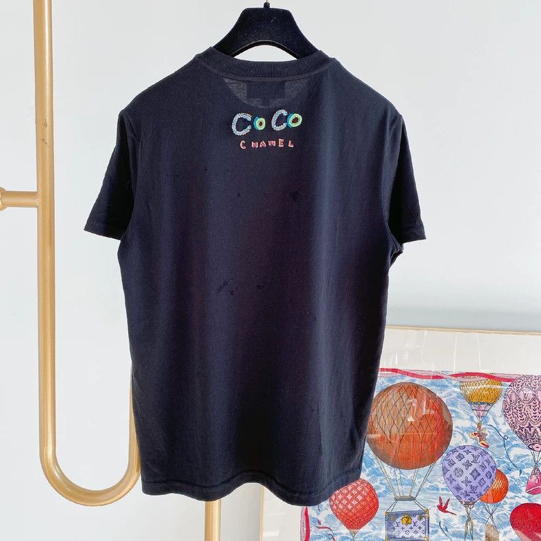 Chanel Chanel Fidong co-branded color letter T-shirt 2504-Nextarro Size XS / US 0-2 / IT 36-38 - 2 Thumbnail