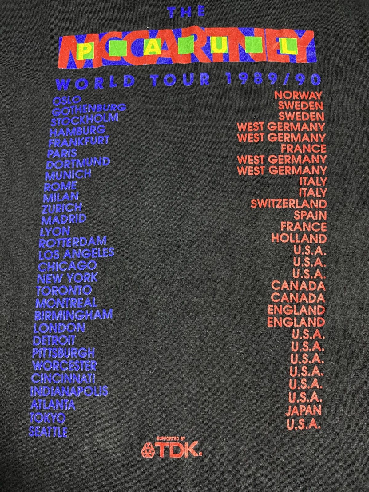 Band Tees Vintage Paul McCartney World Tour 1989 / 90 Size US L / EU 52-54 / 3 - 5 Thumbnail