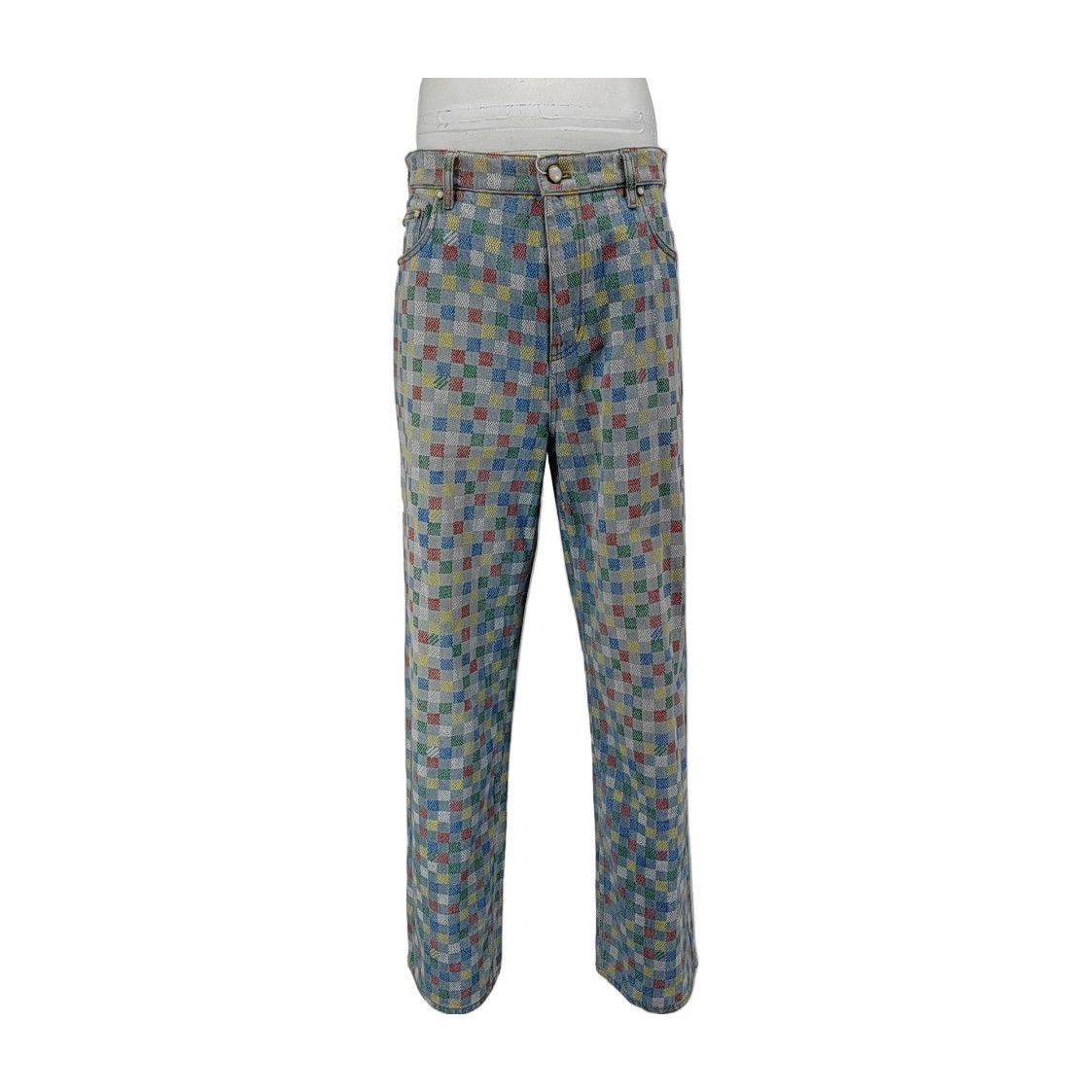 Louis Vuitton Louis Vuitton Multi Color Damier Jeans 31 Size US 31 - 1 Thumbnail
