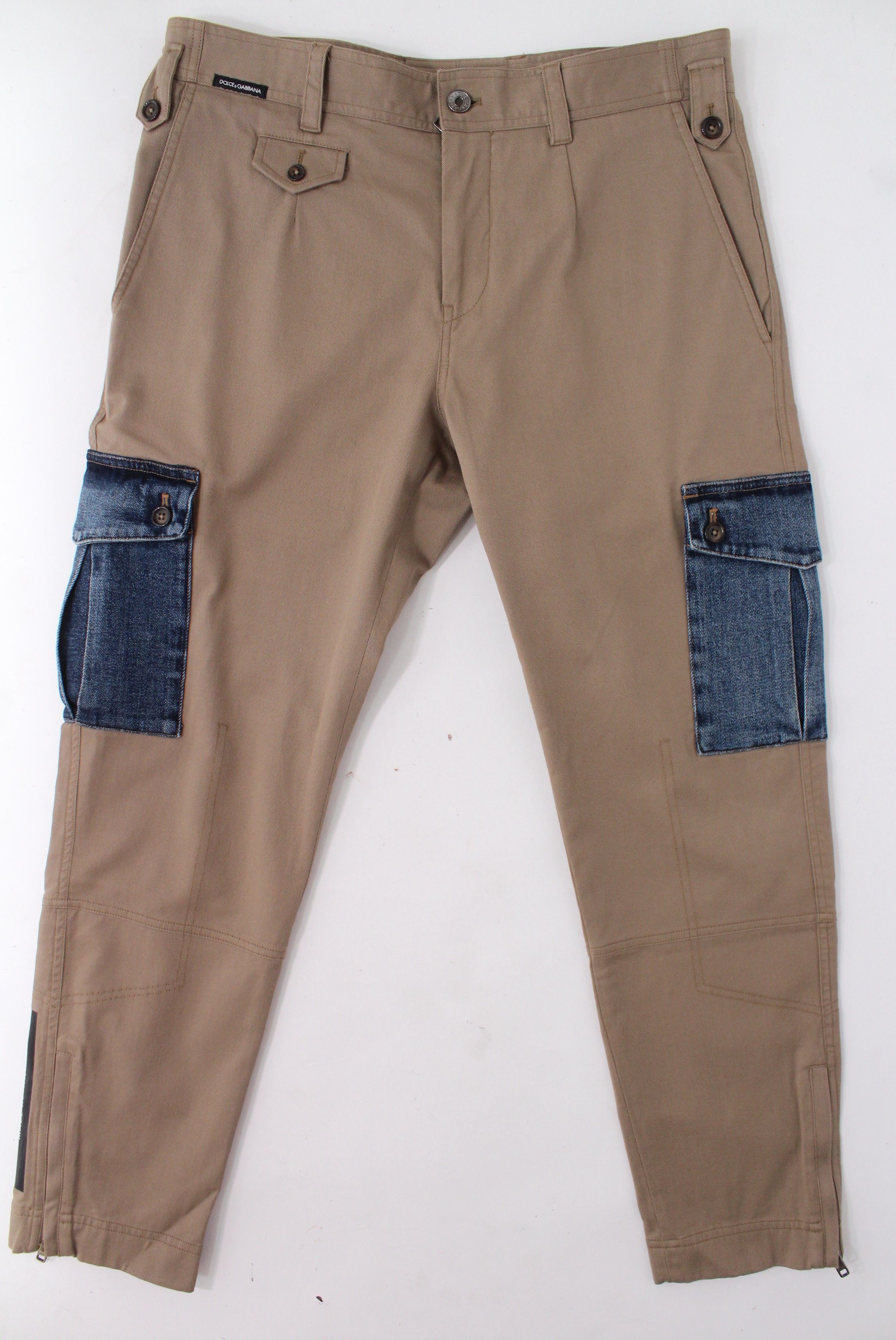 Dolce & Gabbana Dolce & Gabbana Denim Patchwork Cargo Pants IT 46 Size US 30 / EU 46 - 2 Thumbnail