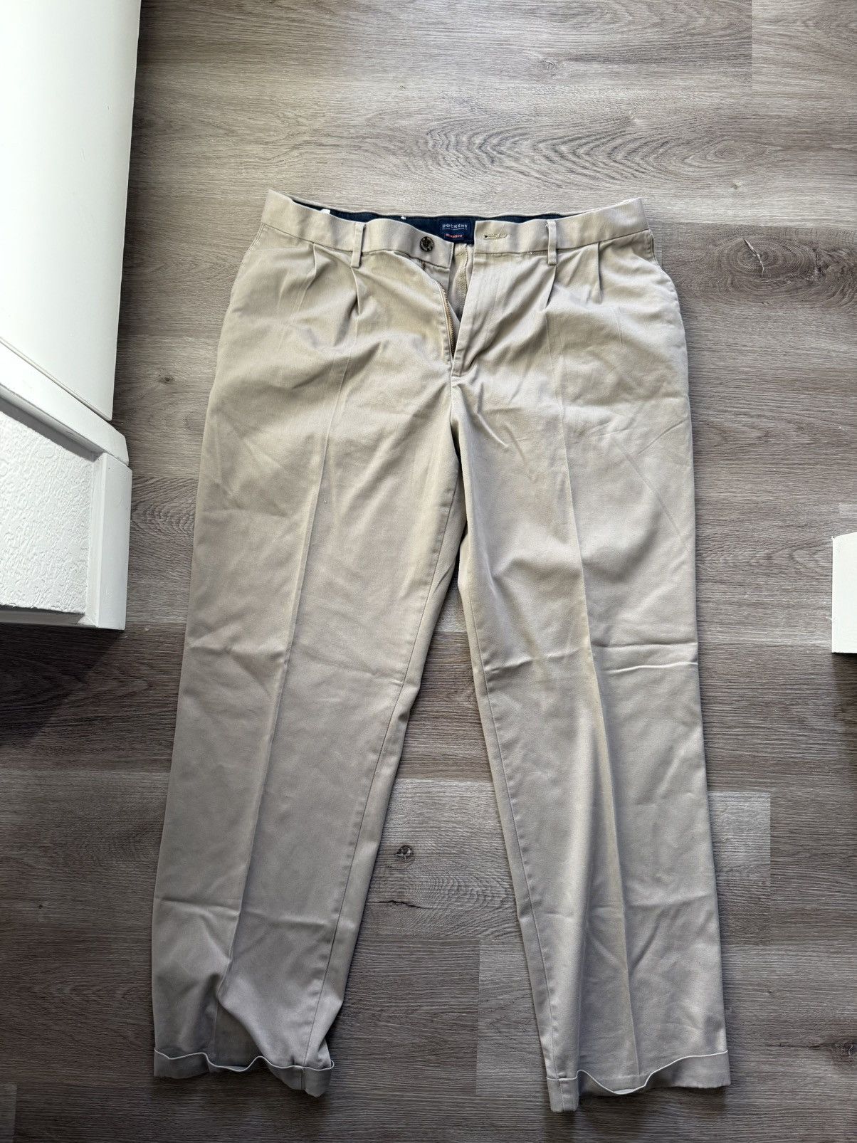 Dockers × Vintage Dockers pleated khaki Size US 36 / EU 52 - 1 Thumbnail