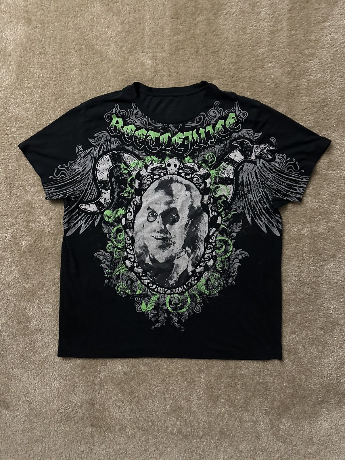 Other Beetlejuice big graphic shirt Size US XXL / EU 58 / 5 - 1 Thumbnail