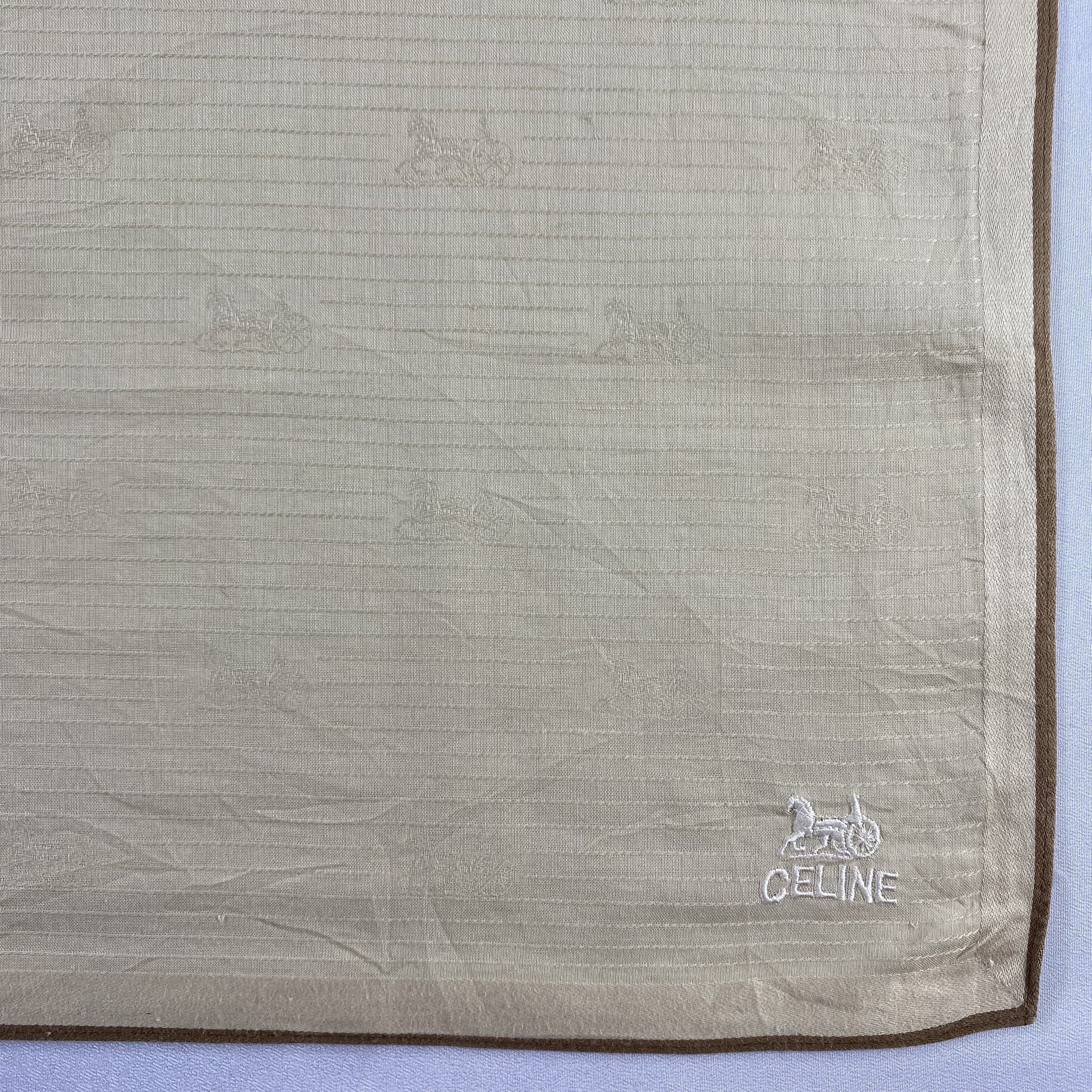 Celine × Vintage Celine Neckerchief / Bandana / Handkerchief-P764 Size ONE SIZE - 3 Thumbnail