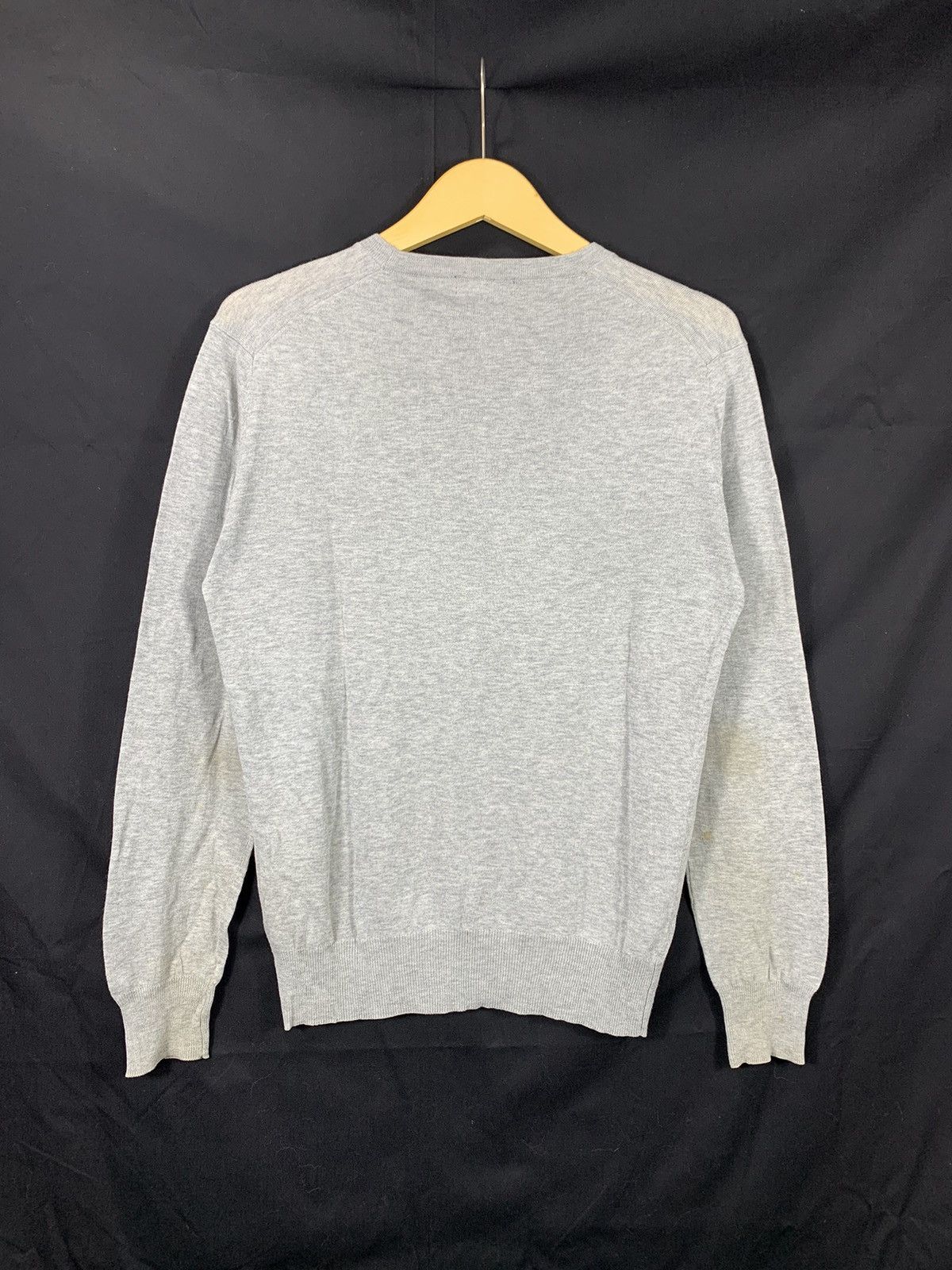Burberry BURBERRY Cardigan Sweater Grey Size US M / EU 48-50 / 2 - 2 Thumbnail
