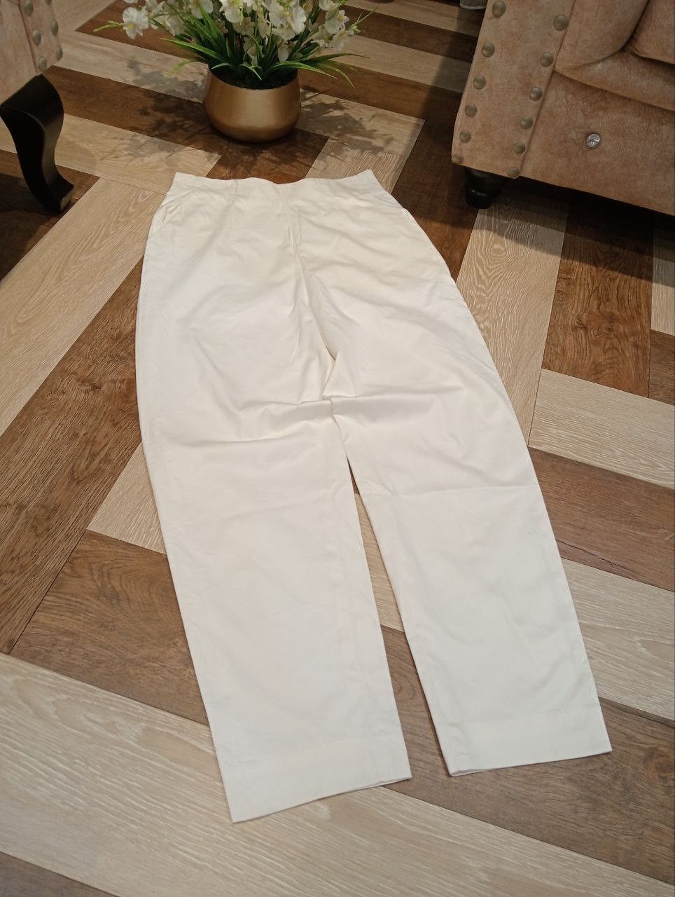 Christian Dior Monsieur VINTAGE CHRISTIAN DIOR WHITE PANTS Size 28" / US 6 / IT 42 - 3 Thumbnail