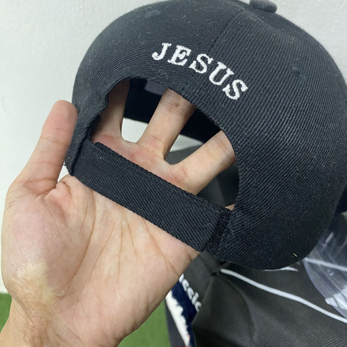 Blackhawk! Vintage Y2K Black Hawk ‘Lord Jesus Christ Savior’ Flame Hat Size ONE SIZE - 9 Thumbnail