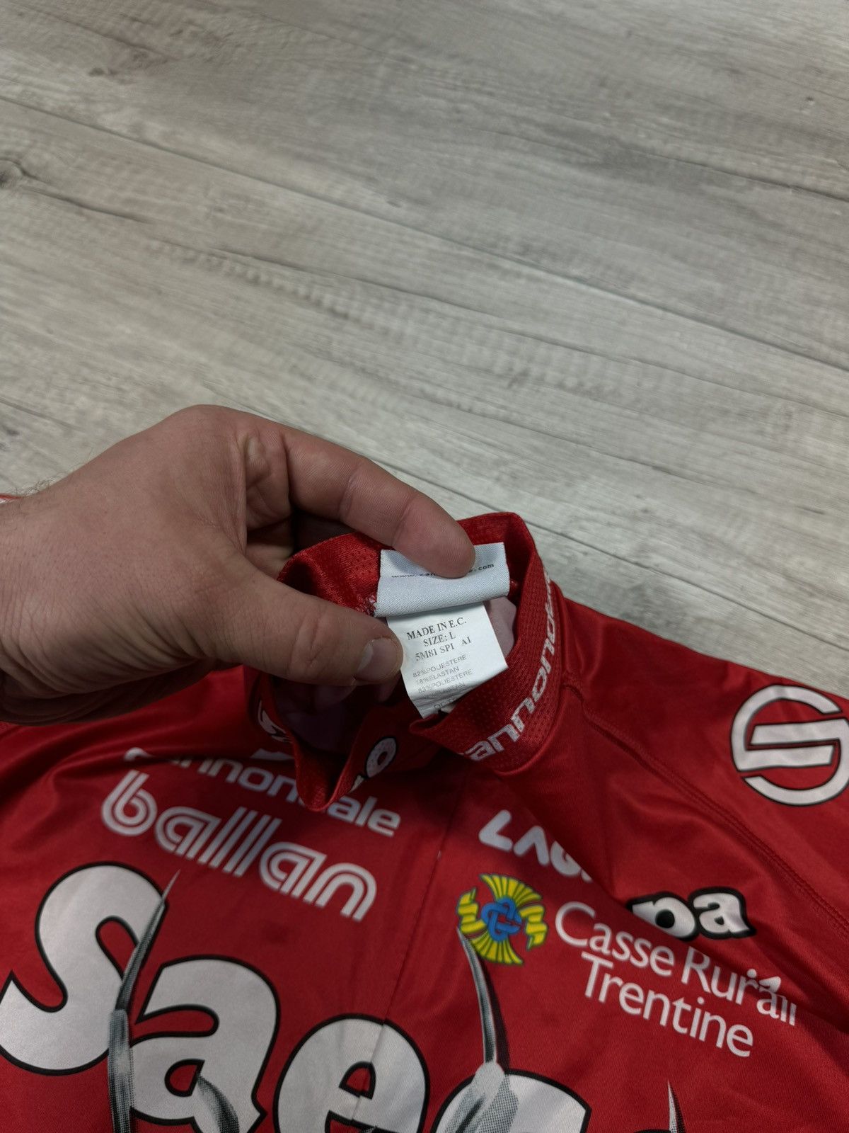 Other Cannondale Gilberto Simoni Saeco Kappa Spider Cycling Jersey Size US L / EU 52-54 / 3 - 7 Thumbnail