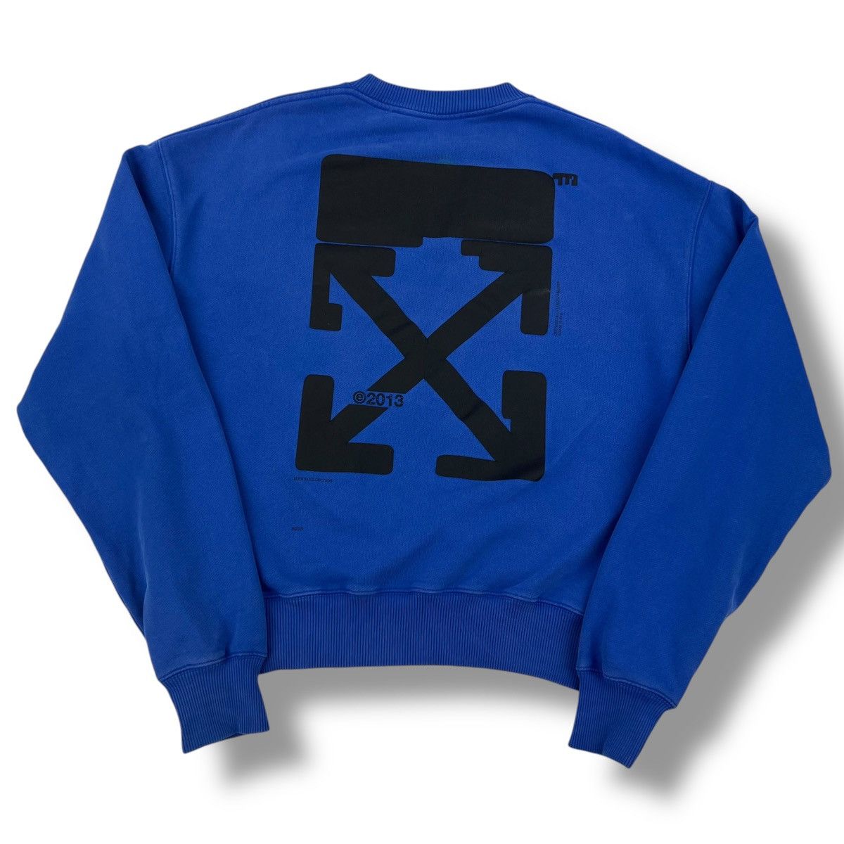 Off-White Off-White Tech Marker Arrows Blue Sweatshirt Size US S / EU 44-46 / 1 - 2 Thumbnail