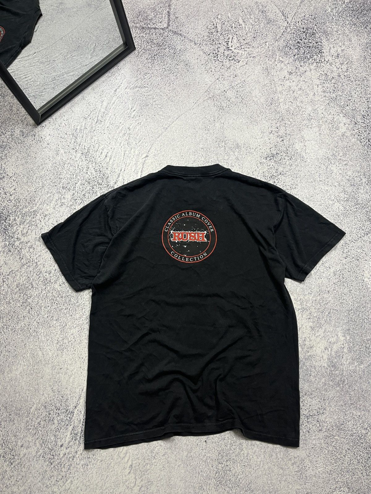 Band Tees × Vintage Rush 2112 Faded Rare Vintage Y2K Boxy Fit T Shirt 2000’s Size US L / EU 52-54 / 3 - 5 Thumbnail