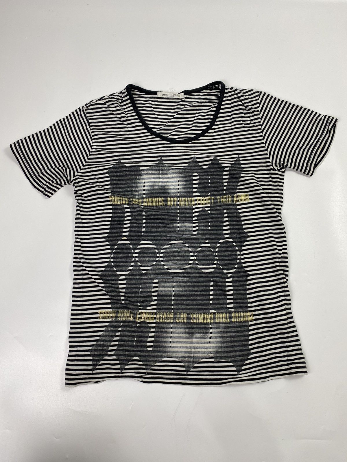 Beauty Beast × Hysteric Glamour × Japanese Brand japanese brand stripe tee semantic design poem Size US M / EU 48-50 / 2 - 7 Thumbnail