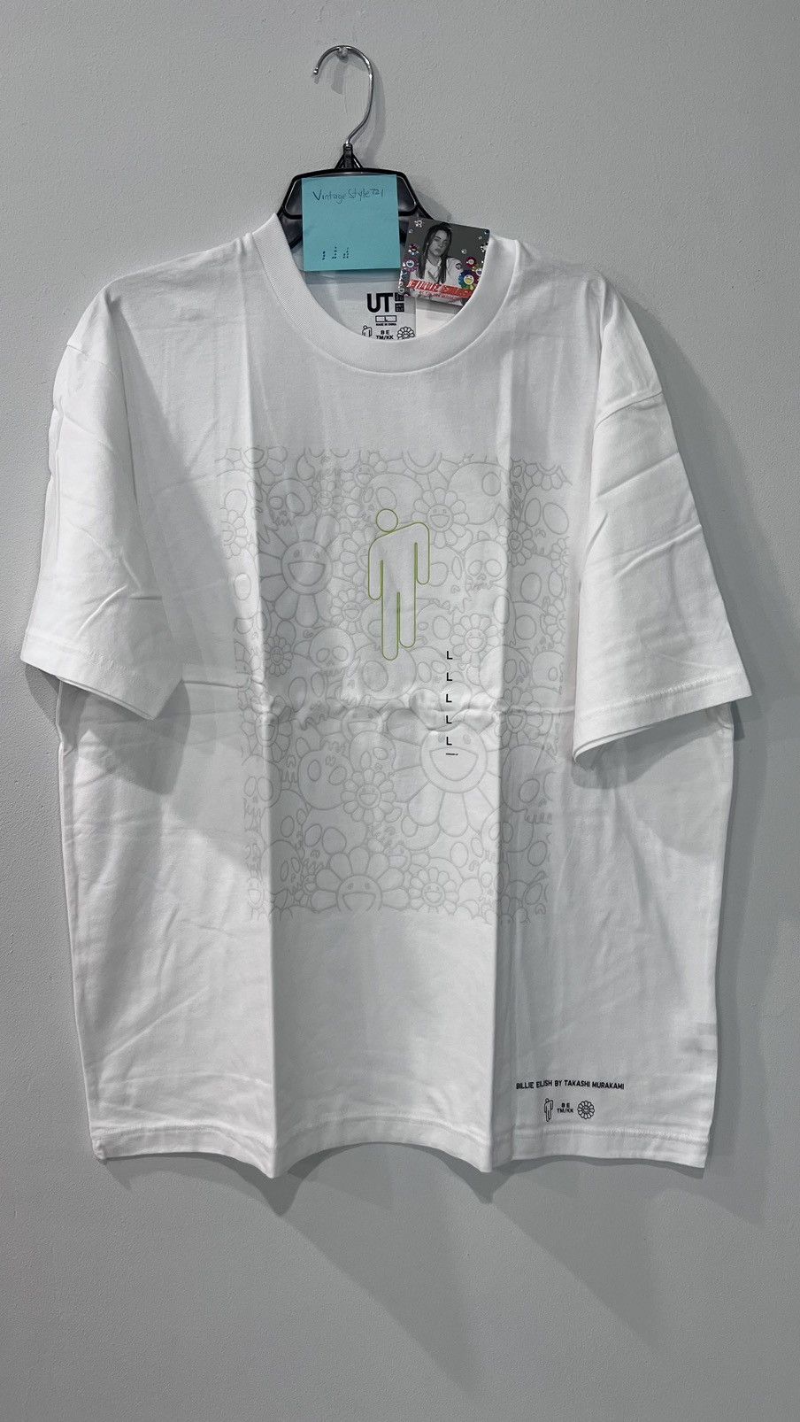 Billie Eilish × Takashi Murakami × Uniqlo Uniqlo/ Billie Eilish by Takashi Murakami Flower Skulls Tee Size US L / EU 52-54 / 3 - 1 Thumbnail