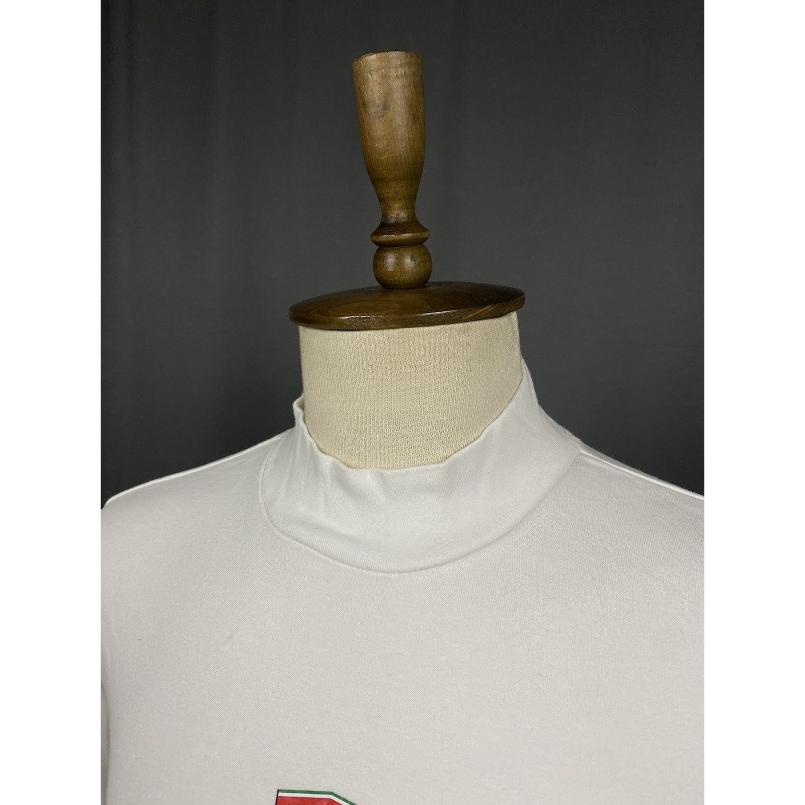 Ferrari Fila x Ferrari Vintage Men's White Highneck Turtleneck Sweat Size US L / EU 52-54 / 3 - 5 Thumbnail