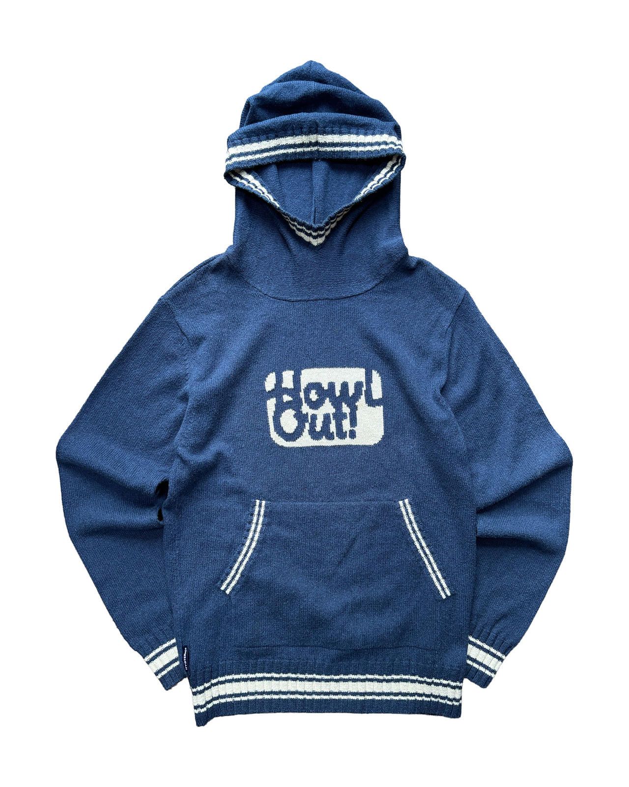 Hysteric Glamour Hysteric Glamour Knit Hoodie Navy S Size US S / EU 44-46 / 1 - 1 Thumbnail