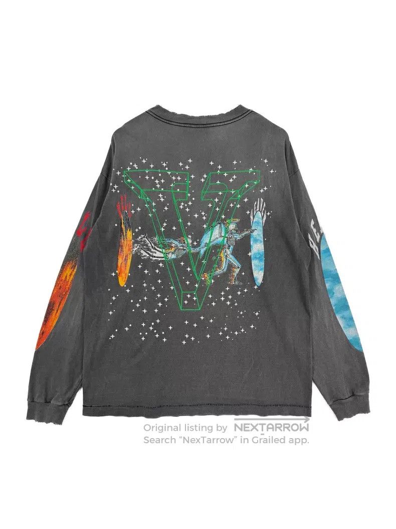 Saint Michael Saint Michael Co-branded washed print crew neck long sleev Size US L / EU 52-54 / 3 - 2 Thumbnail