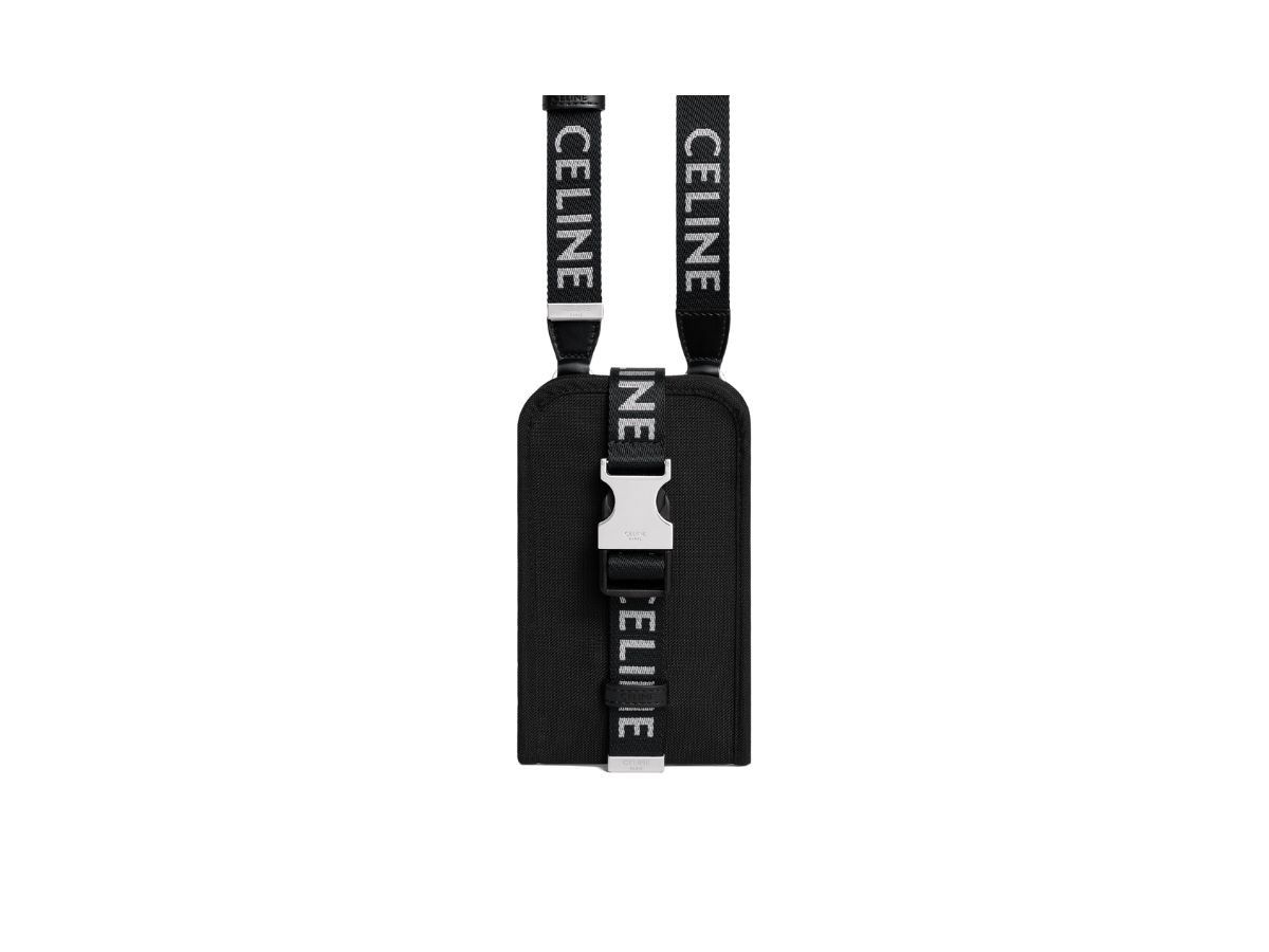 Celine o1w1db11124 Size: OS / Trekking Phone Pouch in Black Size ONE SIZE - 4 Thumbnail