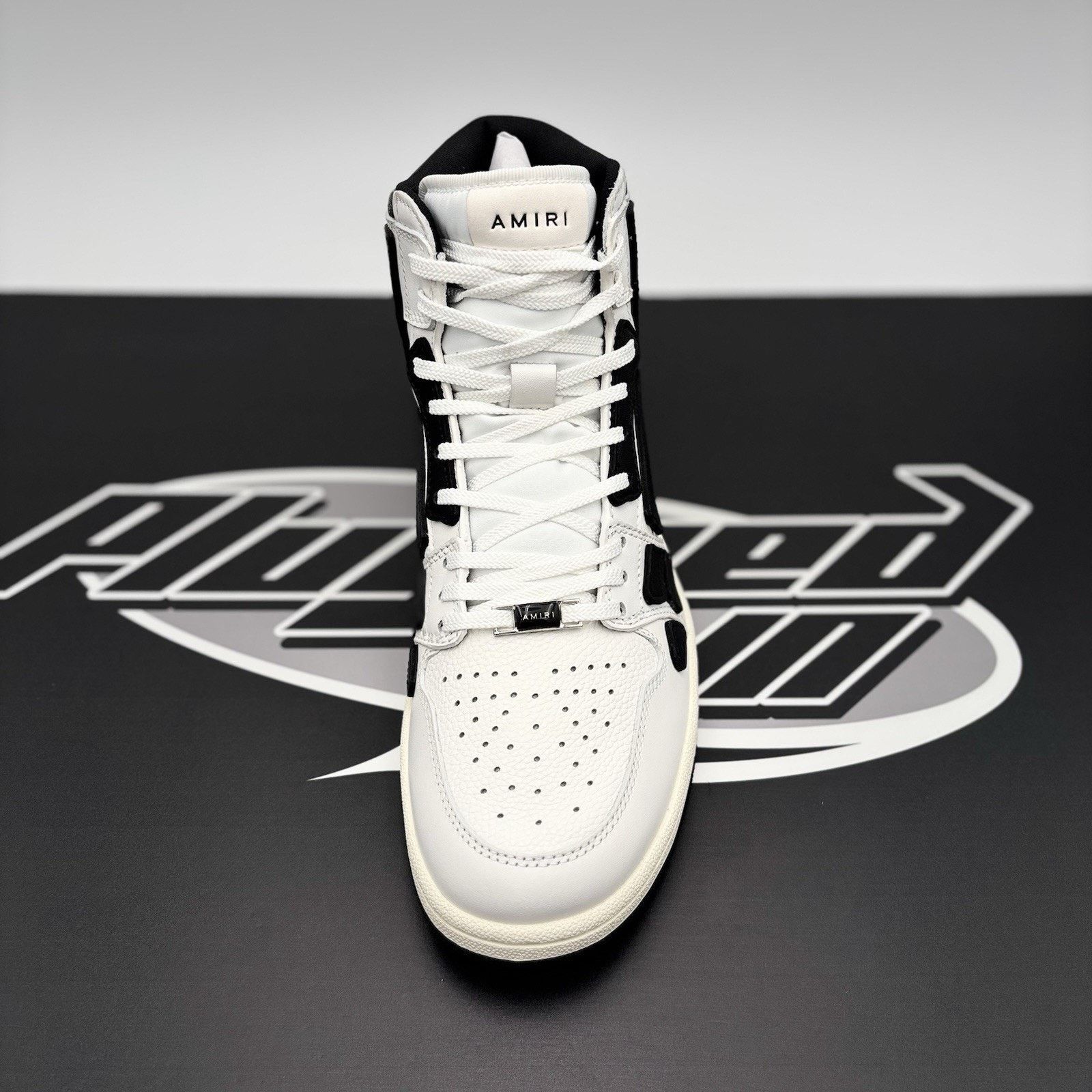 Amiri Amiri Skel High Top Sneakers ' Black, White ' | NEW! Size US 9 / EU 42 - 15 Thumbnail