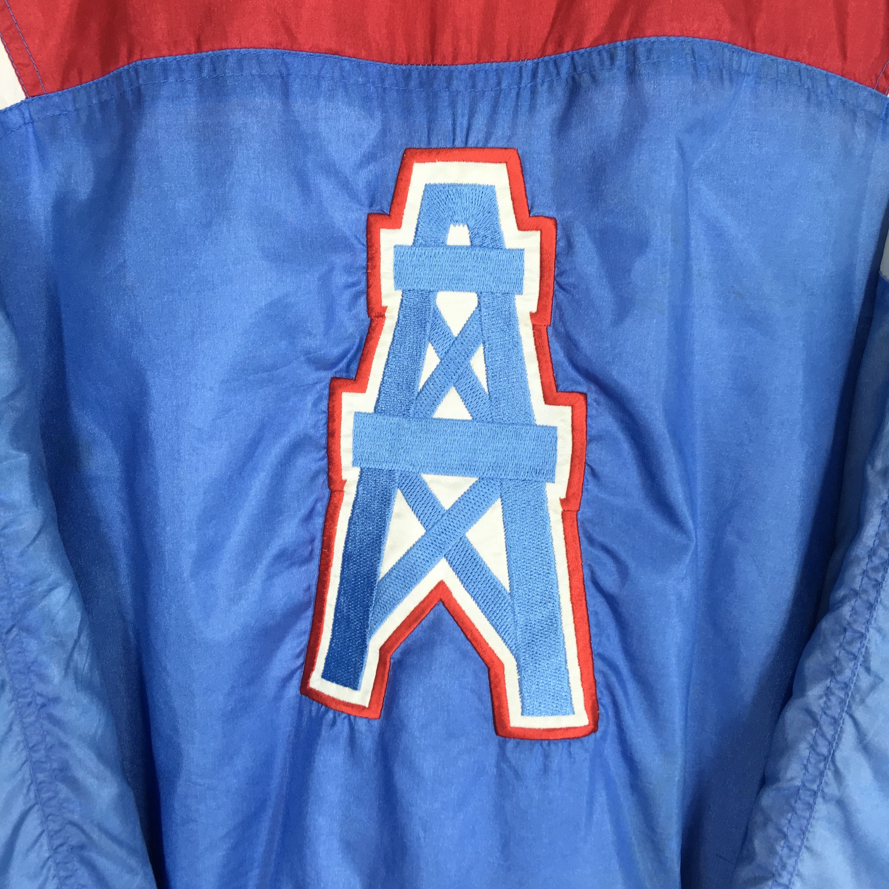 NFL Vintage 90's Houston Oilers NFL Football Sport Team Jacket Size US XXL / EU 58 / 5 - 8 Thumbnail