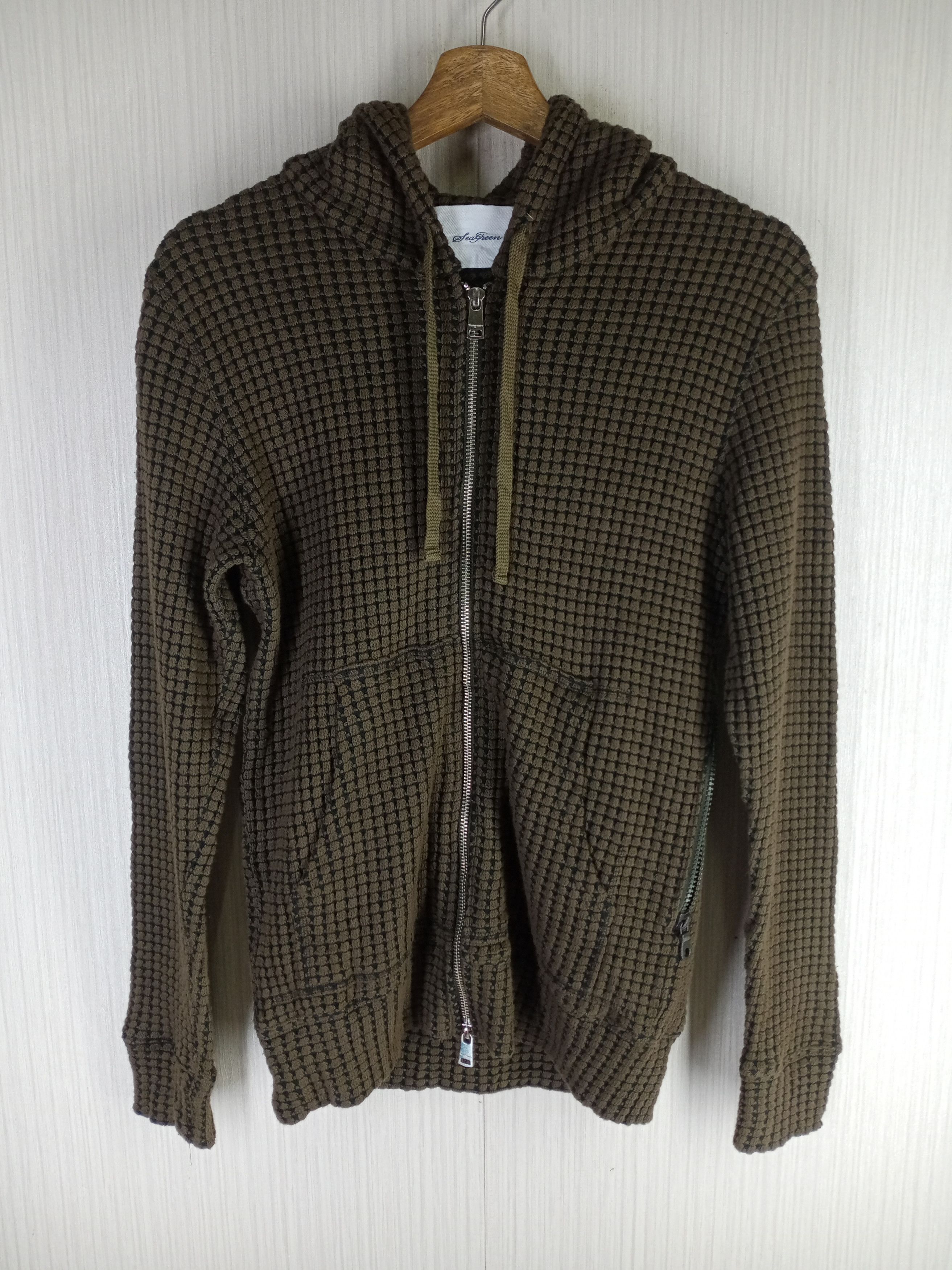 Rare Vintage Sea Green TATRAS JAPAN Zipper Hoodie