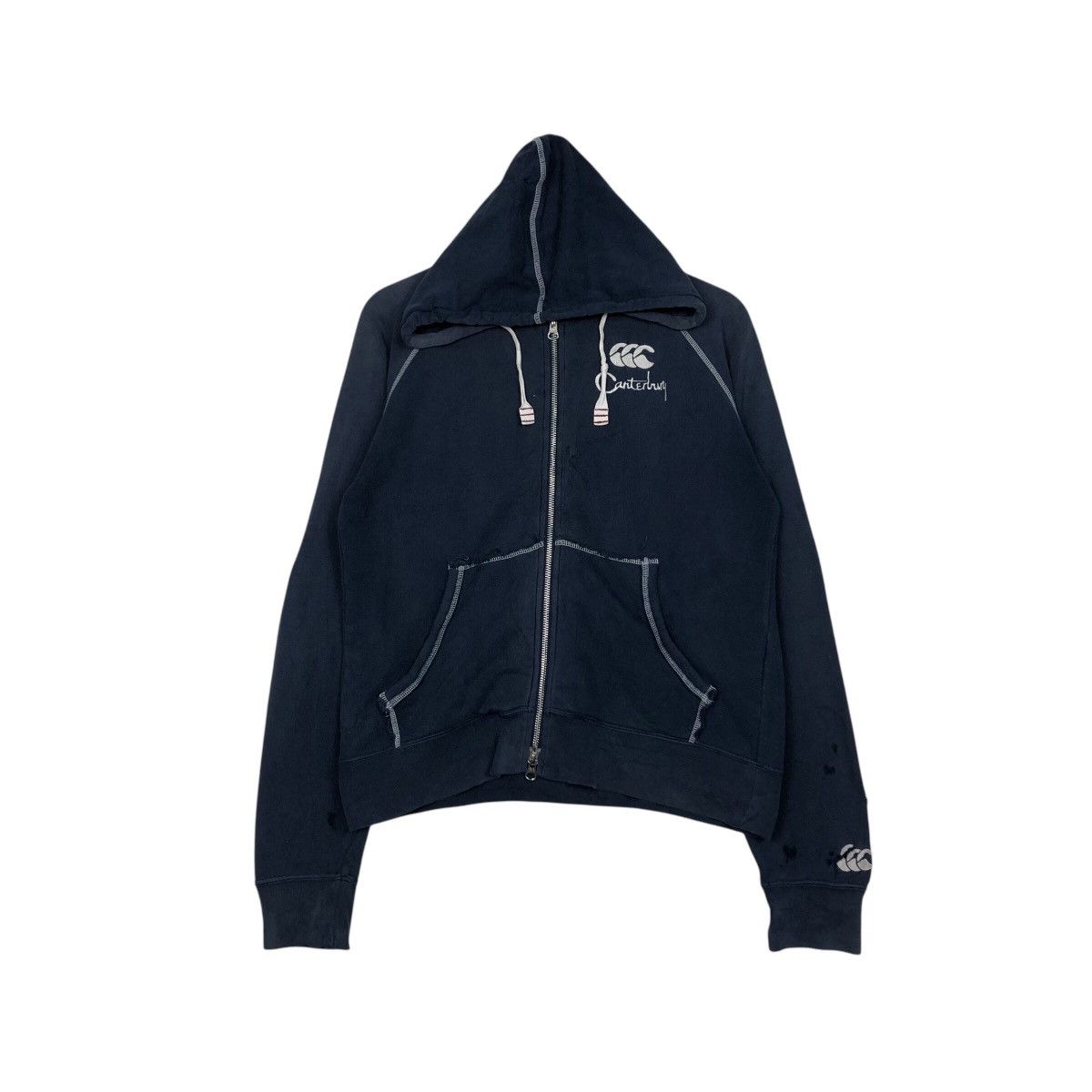Canterbury of New Zealand × Japanese Brand × Vintage 📌Vintage Zipper Jacket Canterbury Distressed Design Size US M / EU 48-50 / 2 - 2 Thumbnail