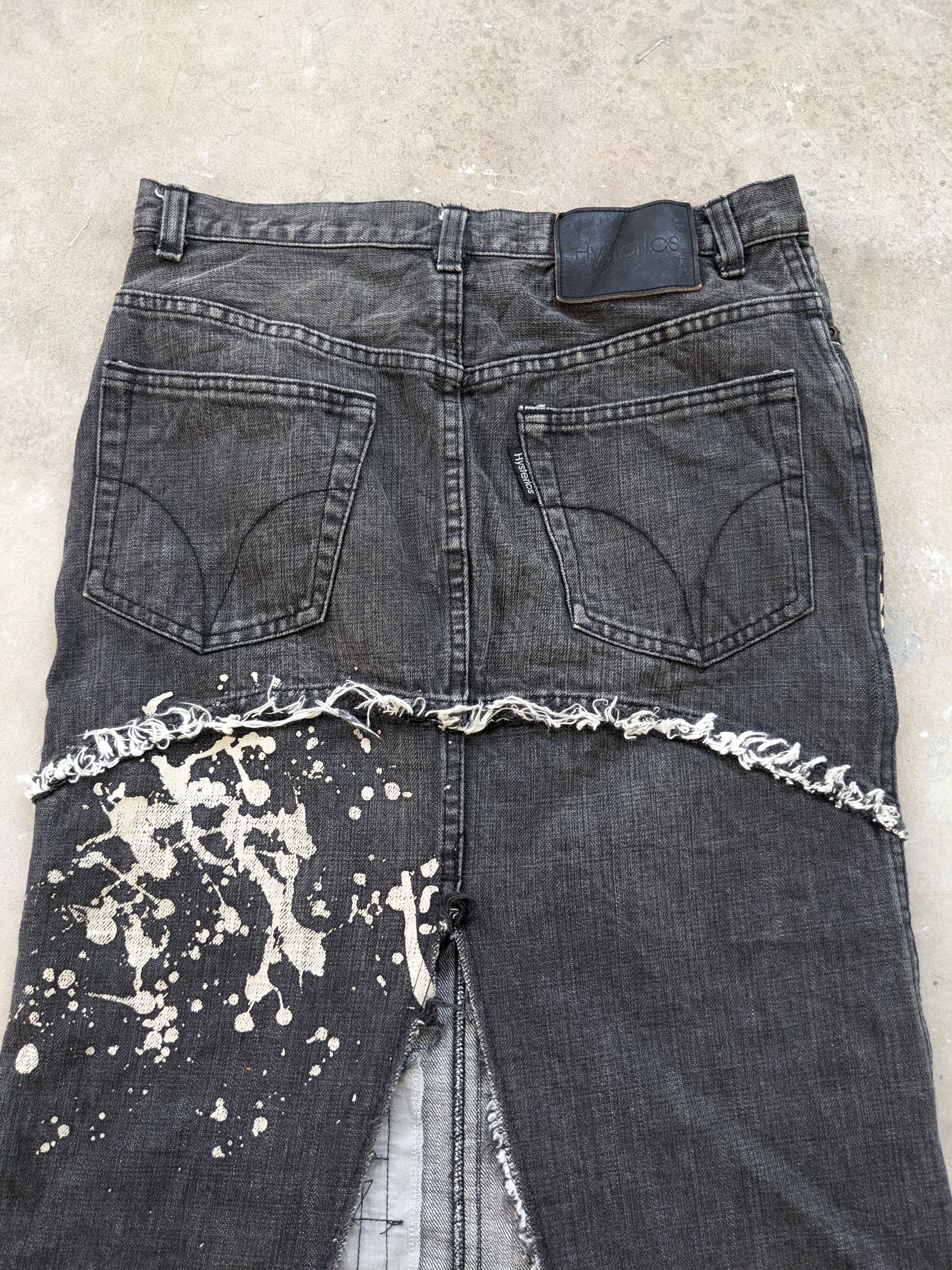 Hysteric Glamour OFFER TODAY 🔥 Vintage Hysteric Glamour Denim Bondage Skirt Size 29" - 12 Thumbnail
