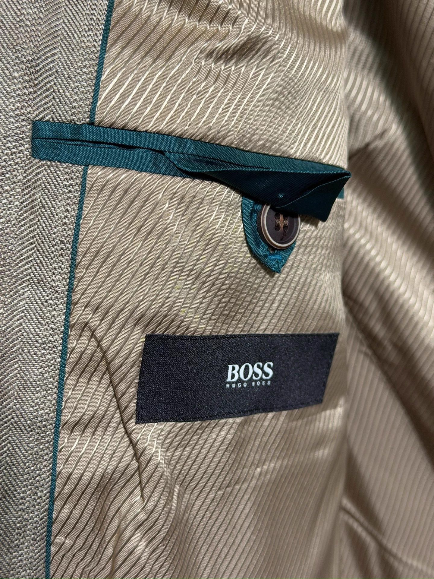 Hugo Boss HugoBoss Black Label Linen Slim Fit Blazer 50 EU New w/ Tags Size 40R - 7 Thumbnail