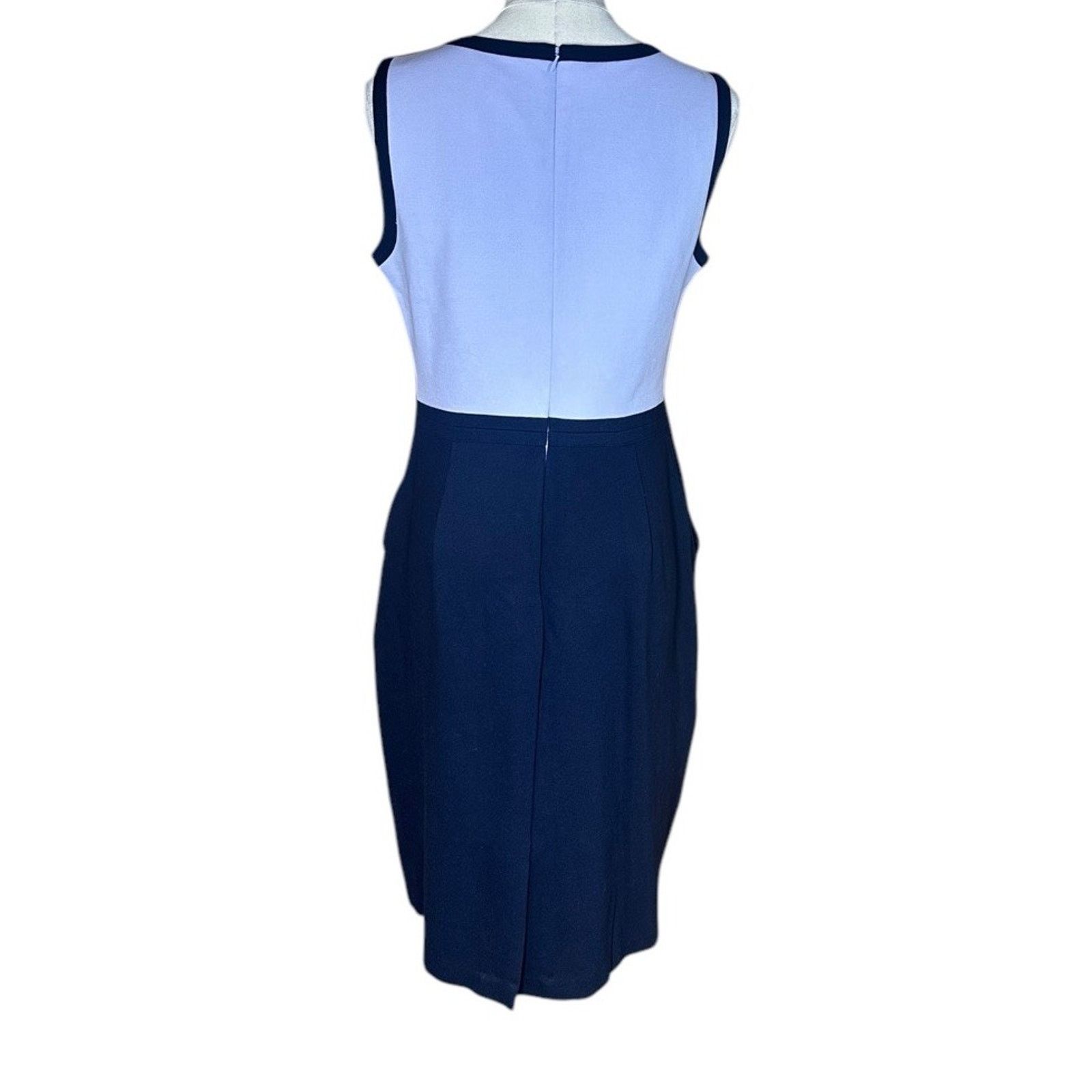Lands' End Lands End Ponte Knit Sleeveless Sheath Dress 10P Size L / US 10 / IT 46 - 7 Thumbnail