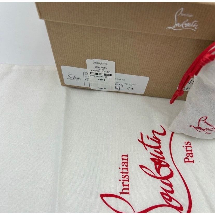 Christian Louboutin Mens Christian Louboutin TUTTI RUI leather sneakers size 44 Size US 11 / EU 44 - 6 Thumbnail
