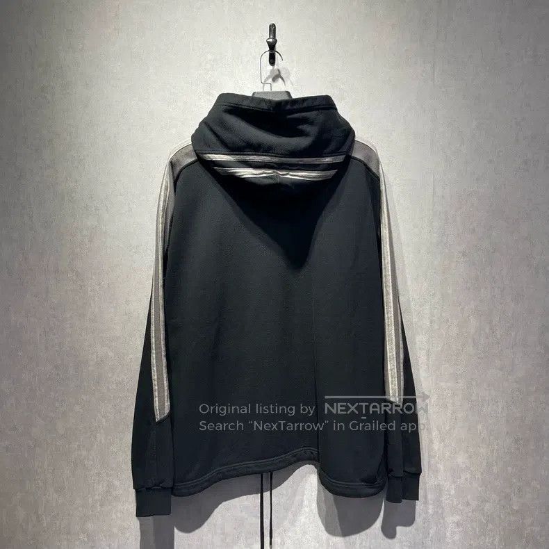 Balenciaga Balenciaga Side Stripe Embroidered Logo Hooded Sweatshirt Size US M / EU 48-50 / 2 - 2 Thumbnail