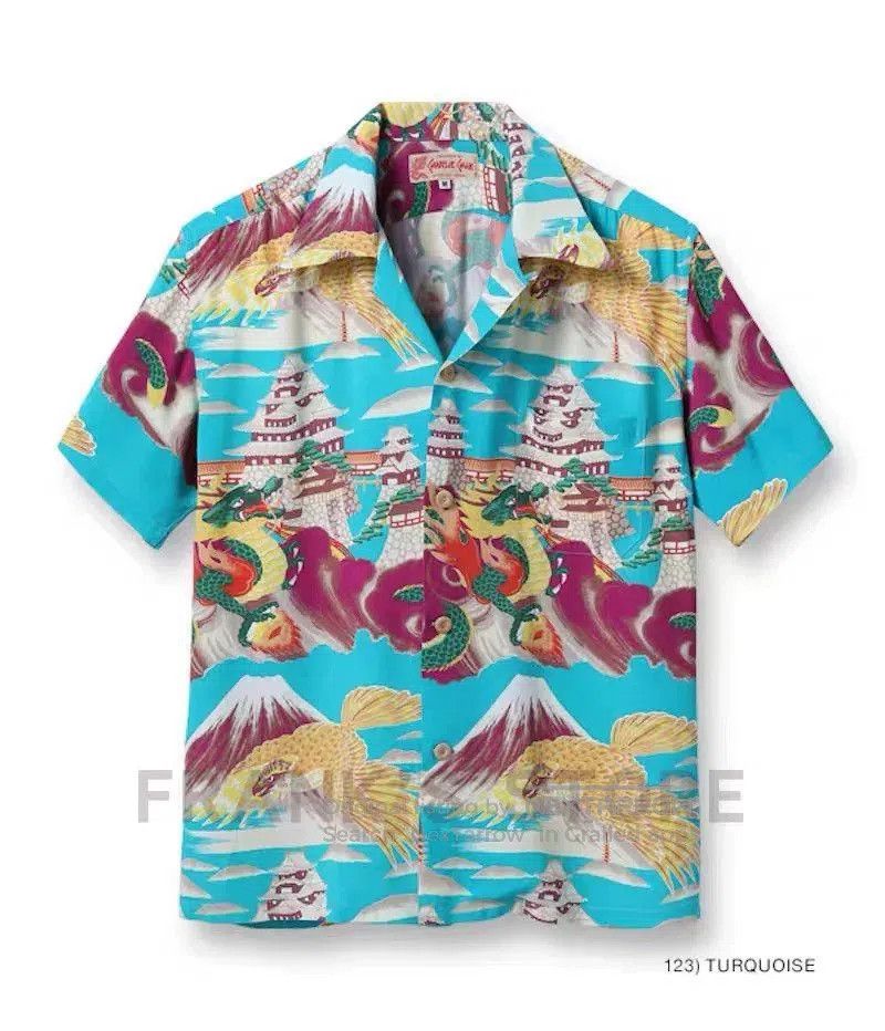 Sun Surf Hawaiian Style Retro Short Sleeve Shirt. Size US S / EU 44-46 / 1 - 1 Thumbnail