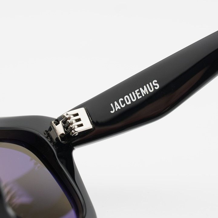 Jacquemus Jacquemus PINA JAC/58 C1 Sunglasses Black Cat Eye Frame Size ONE SIZE - 3 Thumbnail