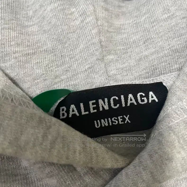 Balenciaga Balenciaga Grey Inverted Hood Sweatshirt Size US M / EU 48-50 / 2 - 3 Thumbnail