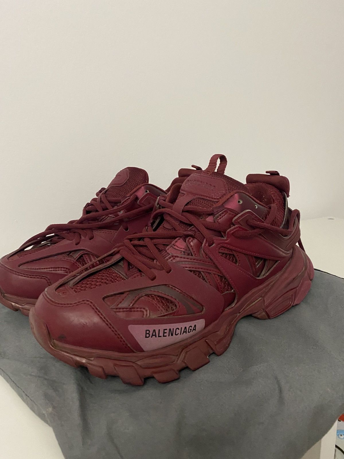 Balenciaga balenciaga track 1 dark red Size US 9.5 / EU 42-43 - 1 Thumbnail