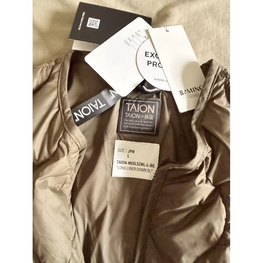 TAION Men’s 🇯🇵 TAION X B:MING by Beams Quilted Down Jacket Sz L NWT Size US L / EU 52-54 / 3 - 7 Thumbnail